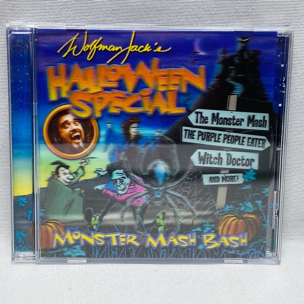 Wolfman Jacks Halloween Special CD Monster Mash Bash Spooky Hits